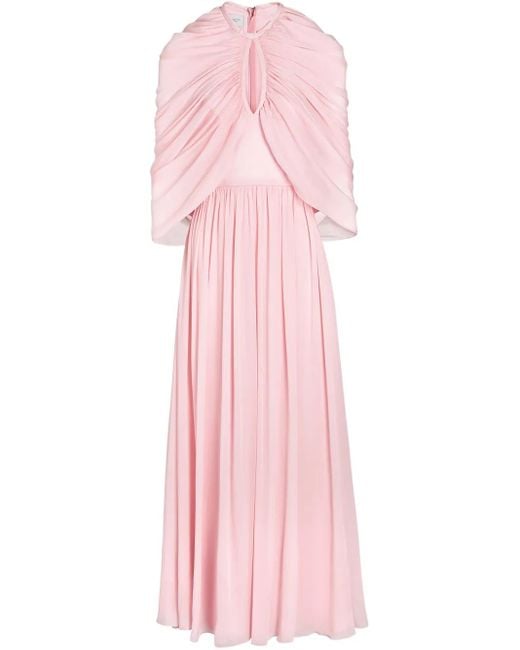 Giambattista Valli Pink Cape-Style Gown