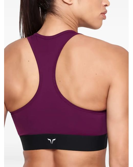 SQUATWOLF Purple Sport-Bh Mit Logo