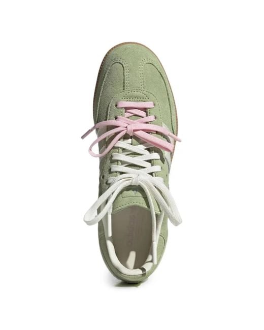 Adidas Green Samba Og Low-Top Sneakers