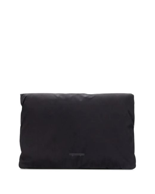 Topologie Black Medium A-Frame Clutch Bag for men