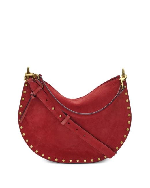 Borsa A Spalla Oskan Soft Con Zip di Isabel Marant in Red