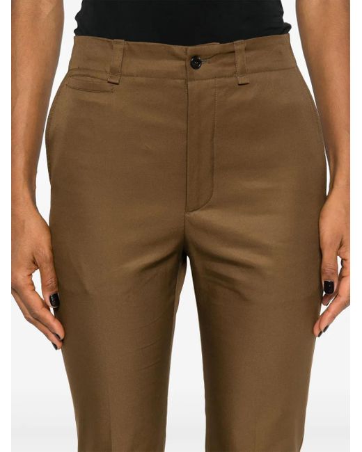 Saint Laurent Brown Tailored Trousers