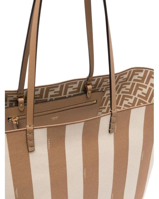 Fendi Natural Roll Large Tote Bag