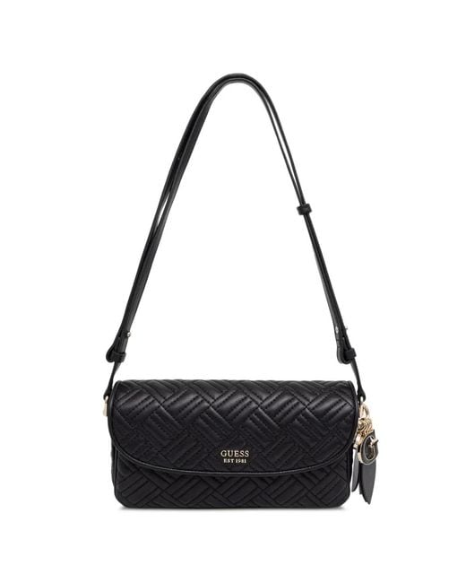 Guess Black Quilted Shoulder Bag