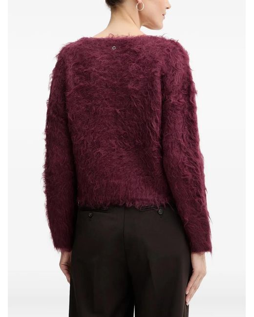 Guess Red Bow Cardigan