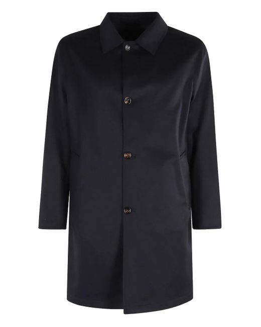 KIRED Black Button-Up Shirt Jacket for men