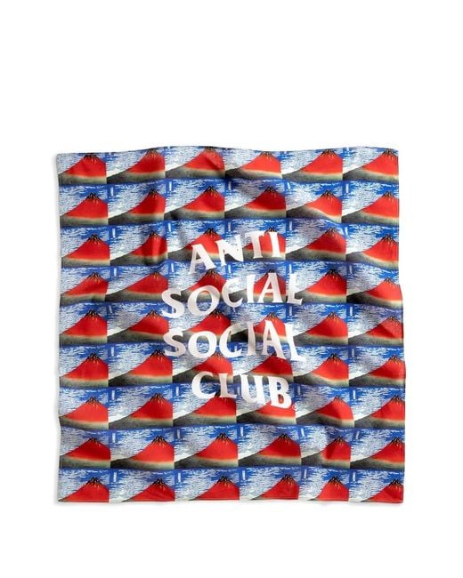 ANTI SOCIAL SOCIAL CLUB Red Fine Wind, Clear Morning Bandana