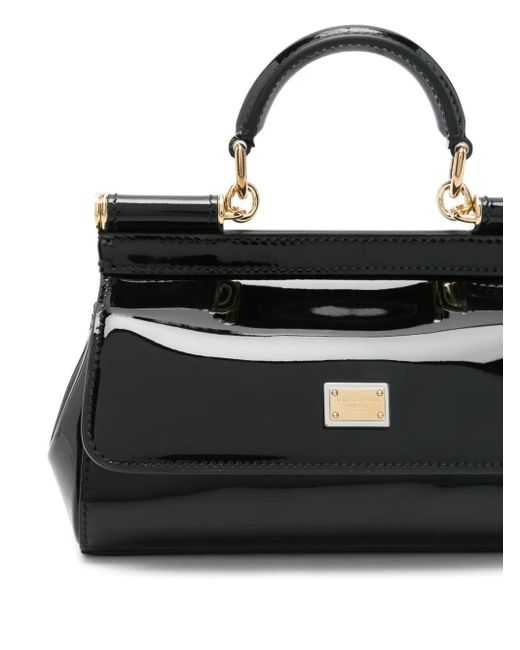 Borsa A Tracolla Sicily Mini di Dolce & Gabbana in Black