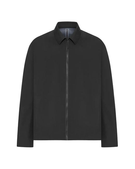 Veilance Black Centroid Zip Jacket for men