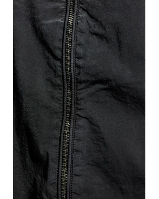 DIESEL Black Cotton Jacket for men