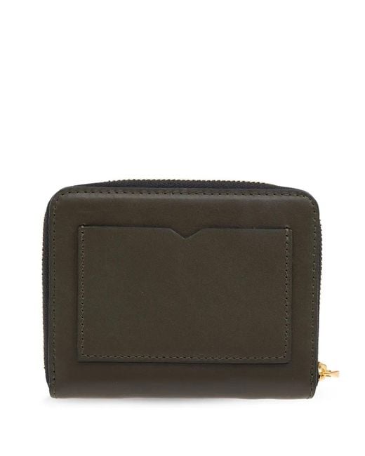 AllSaints Green Lena Wallet