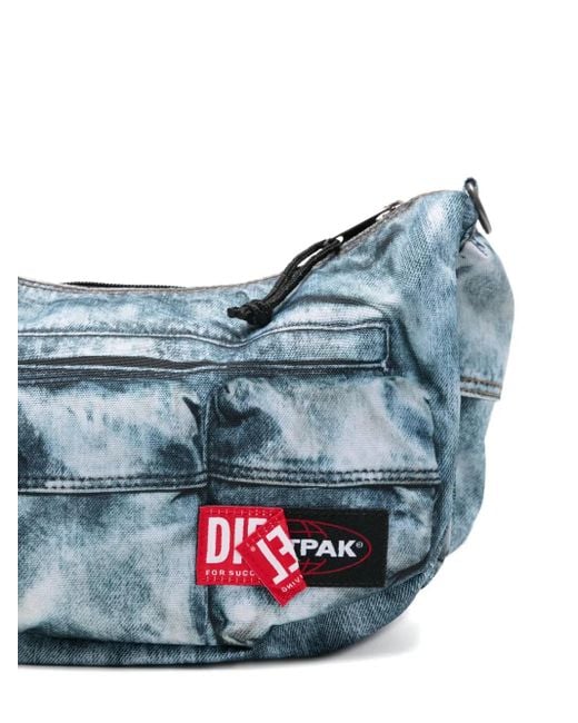 Eastpak Blue X Diesel Denim-Effect Shoulder Bag