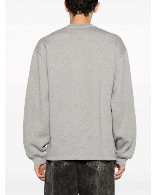 Y. Project Gray Paris' Best Distressed Cotton Sweatshirt