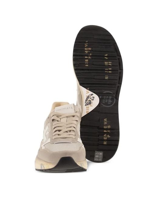 Premiata White Mick Sneakers for men