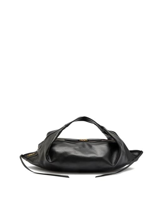 3.1 Phillip Lim Black Twisted-Handle Tote Bag