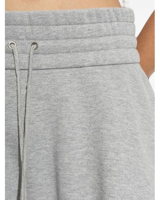 AVAVAV Gray Drawstring Flared Midi Skirt
