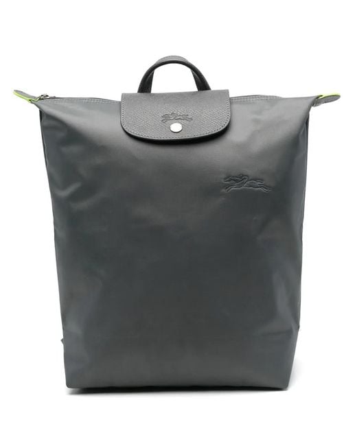 Longchamp Gray Medium Le Pliage Backpack