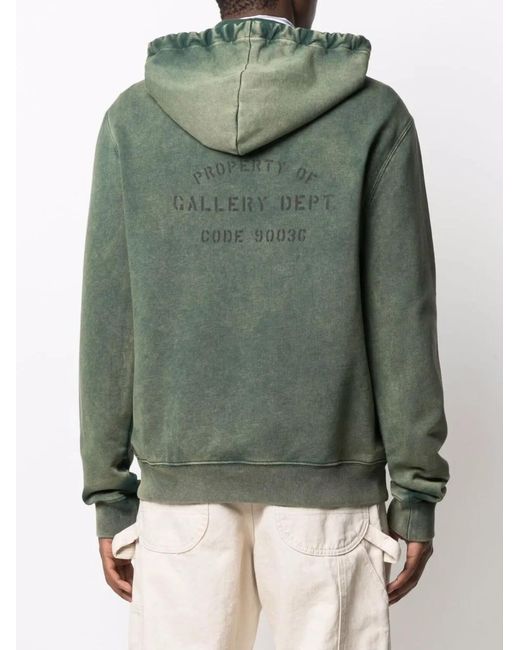 Lanvin Green X Gallery Department Paint-Splatter Hoodie for men