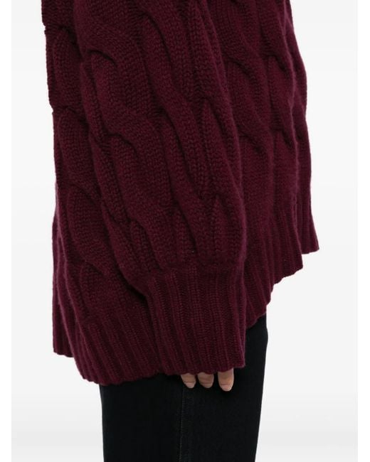 N.Peal Cashmere Purple Hana Pullover