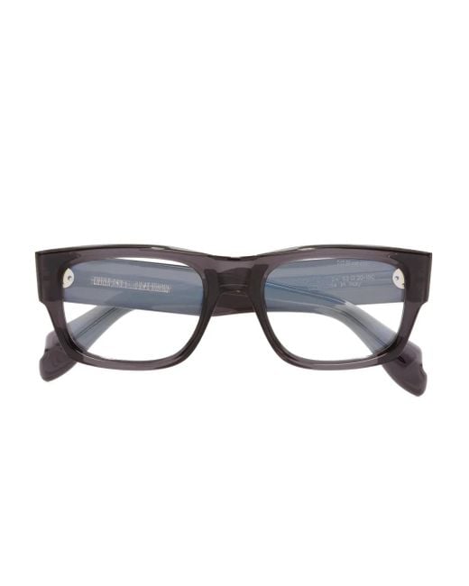 Cutler & Gross Brown Square-Frame Glasses for men