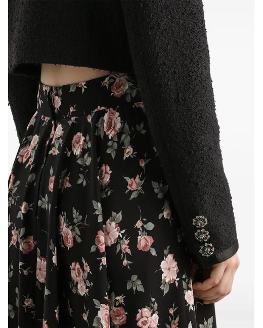 Dolce & Gabbana Black Rachel Tweed Jacket