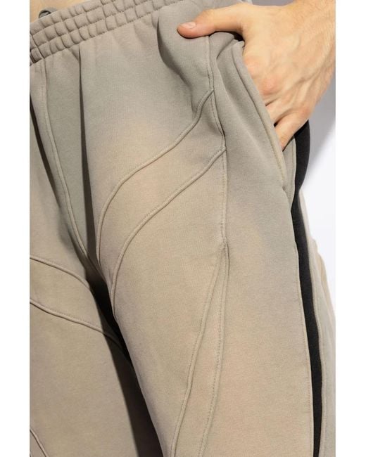Balenciaga Natural Biker Cotton Trousers for men