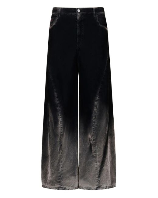 Jeans Effetto Sfumato di Marni in Black da Uomo
