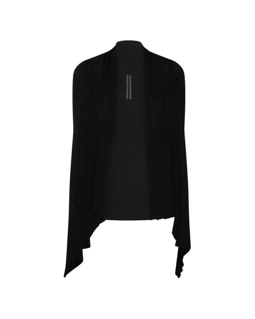 Rick Owens Black Knit Cardigan