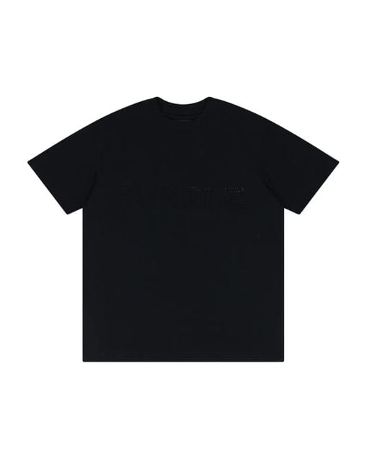 Purple Brand Black Crystal-Embellished T-Shirt for men