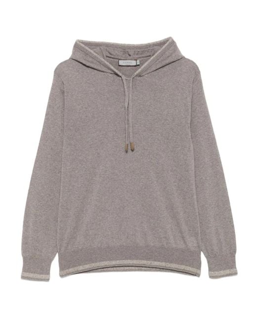 Canali Klassischer Hoodie in Gray für Herren