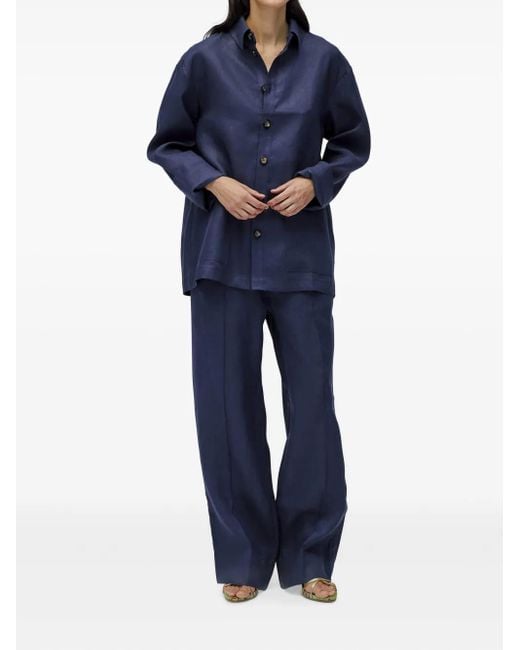 Sleeper Blue Linen Shirt
