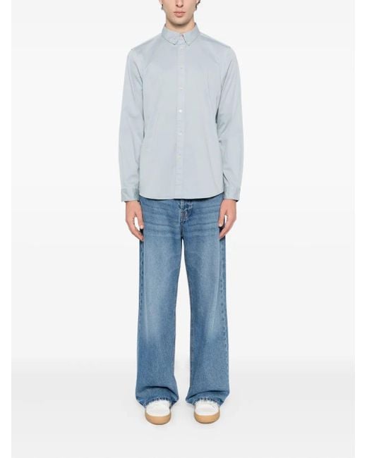 Paul Smith Gray Ls Shirt for men