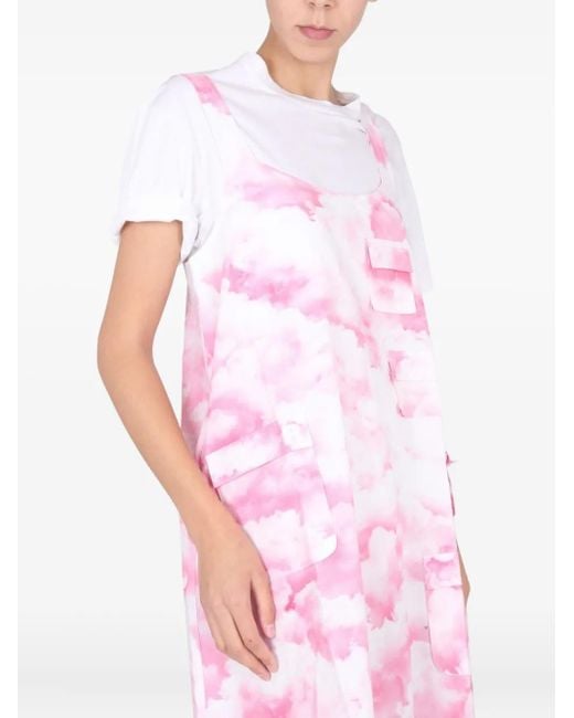 ROTATE BIRGER CHRISTENSEN Pink Pocketed Mini Day Dress