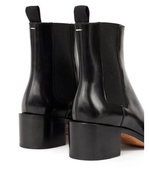 Maison Margiela Black H55 Tabi City Chelsea Boots