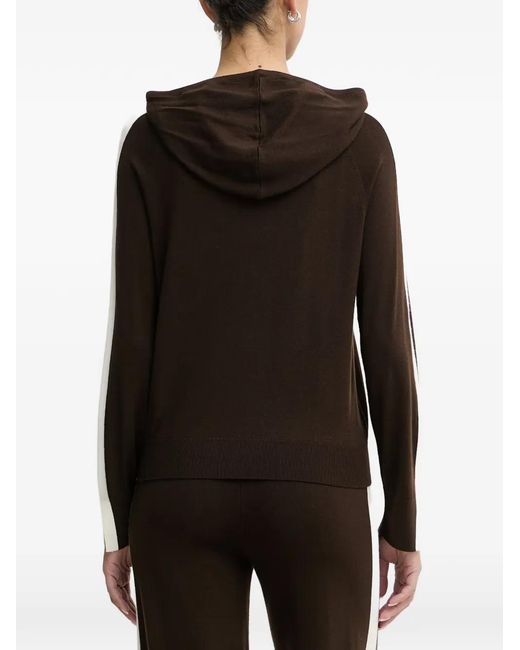 From Future Black Side-Stripe Drawstring Hoodie