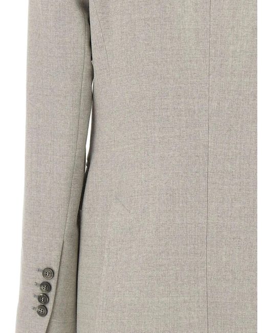 Eleventy Natural Single-Breasted Blazer