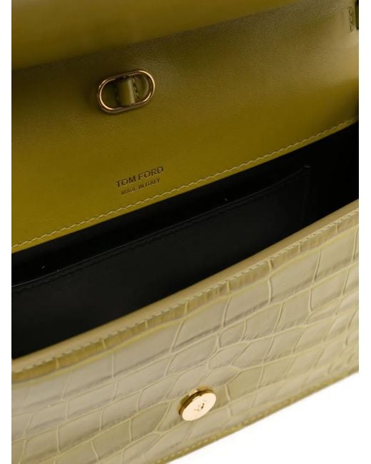 Tom Ford Yellow Small Whitney Crossbody Bag