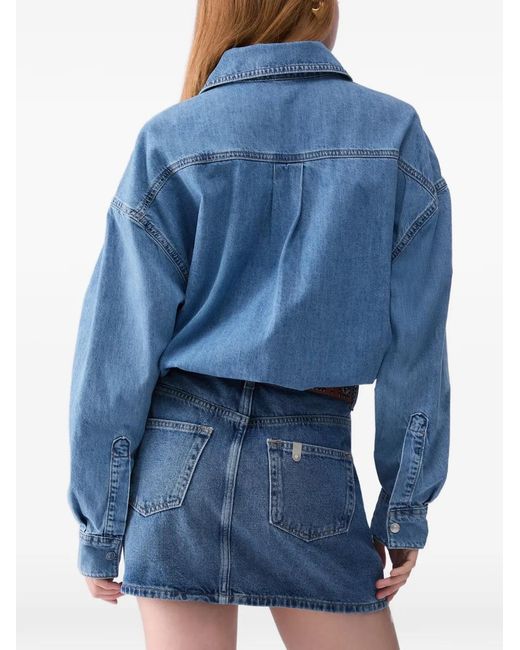 Liu Jo Blue Short Denim Dress With Belt
