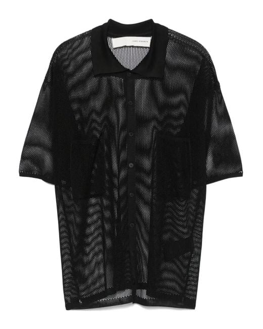 Camisa de punto flojo Isabel Benenato de hombre de color Black