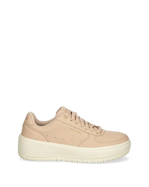 Skechers Natural Platform Court Classic Sneakers