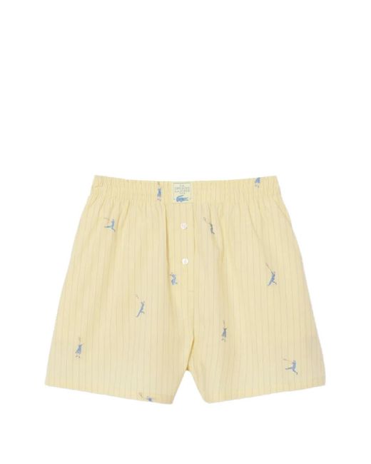 Lacoste Natural Striped Bermuda Shorts