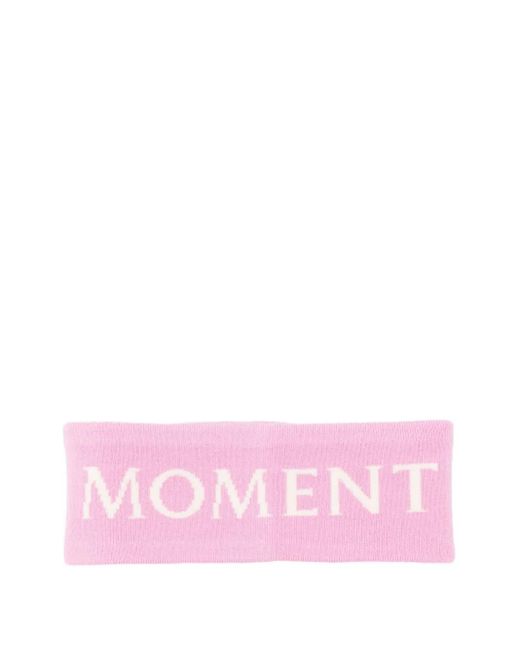 Perfect Moment Pink Logo Headband