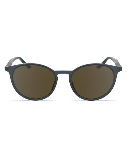 Calvin Klein Brown Round Frame Sunglasses