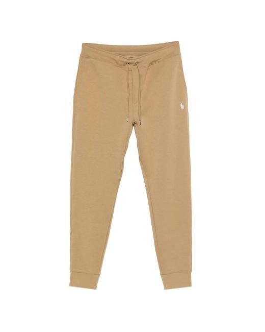 Polo Ralph Lauren Natural Logo-Embroidered Track Pants for men