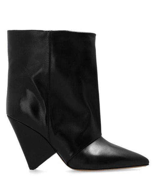 Isabel Marant Black 95Mm Miyako Boots