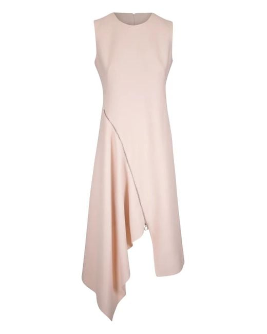 Akris アシンメトリーヘム ドレス Pink
