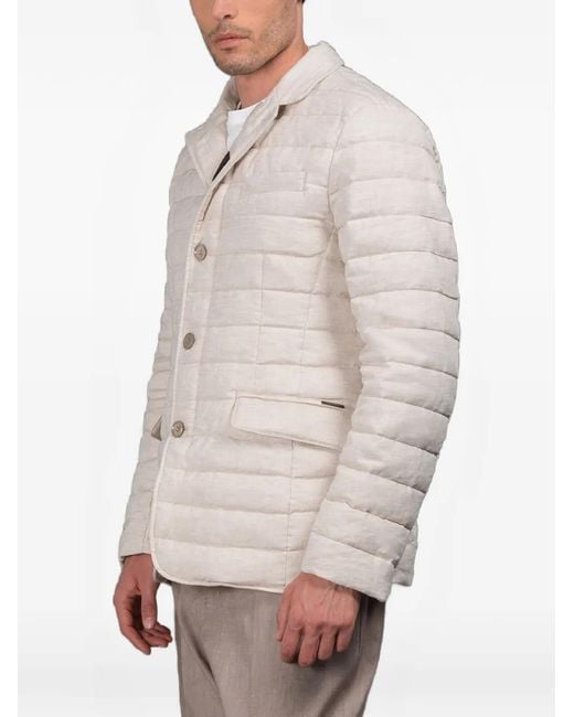 Moorer Gray Zavyer-Lsn Padded Jacket for men
