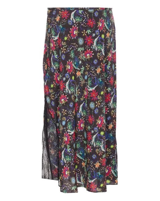 Zadig & Voltaire Black Jayla Midi Skirt