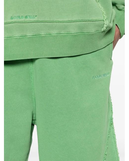 A_COLD_WALL* Cubist Katoenen Trainingsshorts in het Green voor heren
