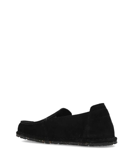 Birkenstock Uti スエード ローファー Black